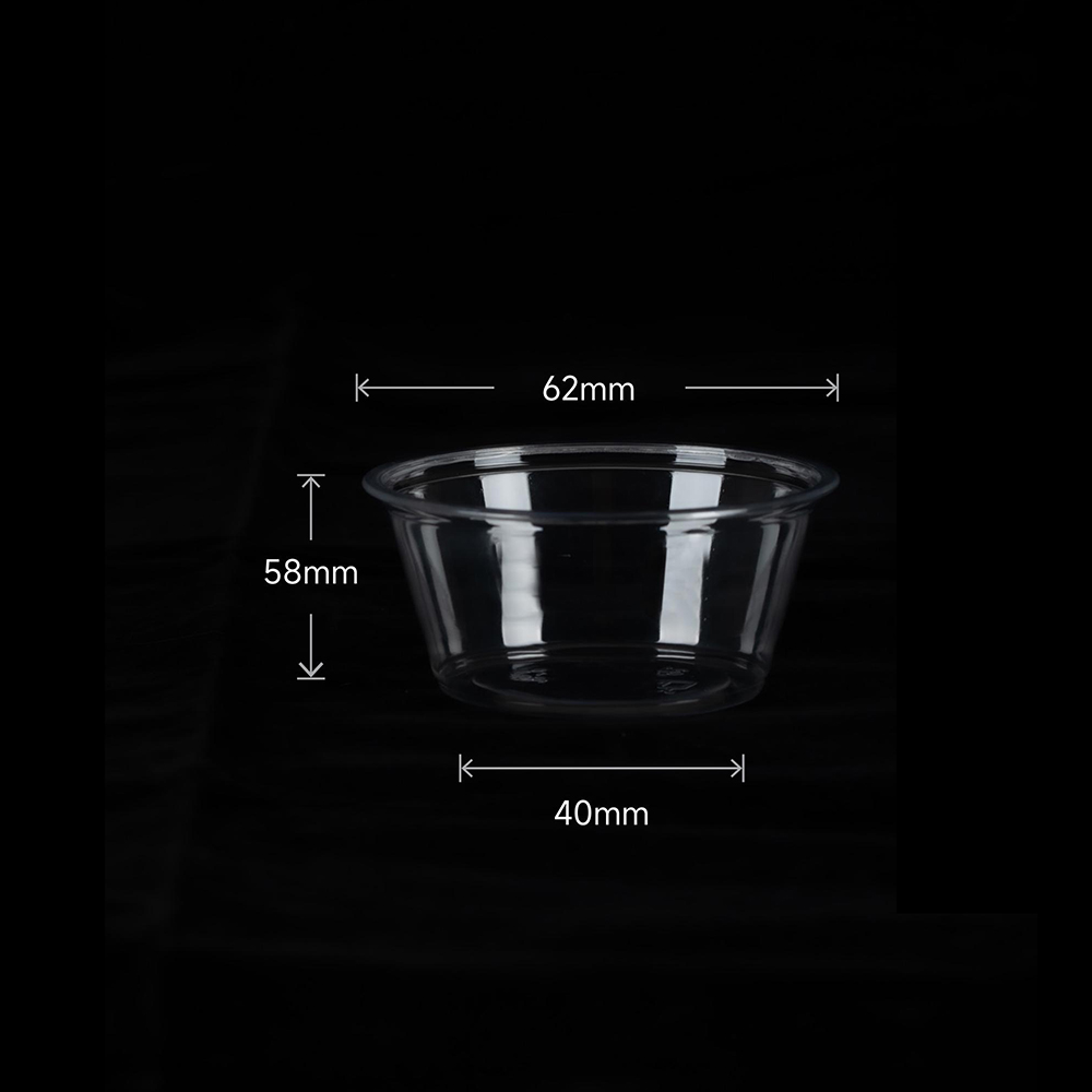 Small PET Sauce Cup (1 oz – 3 oz)
